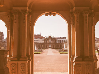 Image showing Dresden Zwinger vintage