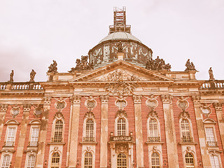 Image showing Neues Palais in Potsdam vintage