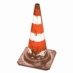 Image showing  Traffic cone vintage