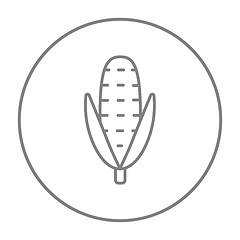 Image showing Corn line icon.