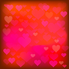 Image showing Red Heart Background.