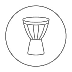 Image showing Timpani line icon.