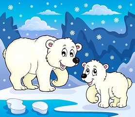 Image showing Polar bears theme image 4