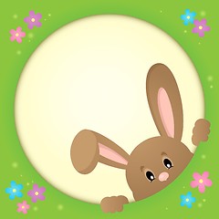 Image showing Image with lurking Easter bunny theme 3