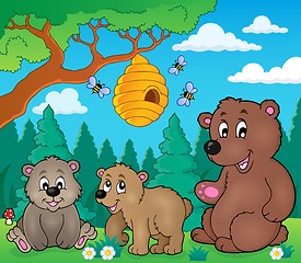 Image showing Bears in nature theme image 3