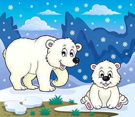 Image showing Polar bears theme image 3