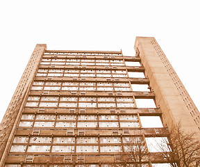 Image showing Baffron Tower London vintage