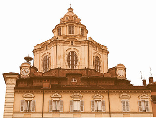 Image showing San Lorenzo church, Turin vintage