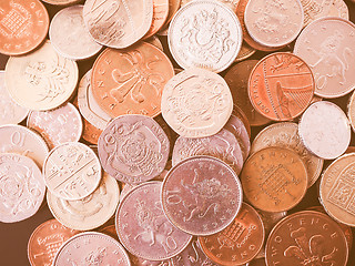 Image showing  UK Pound coin vintage