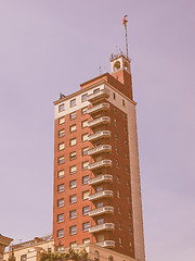 Image showing Torre Littoria Turin vintage