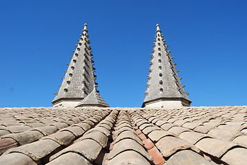 Image showing Roof over Avignon Provence