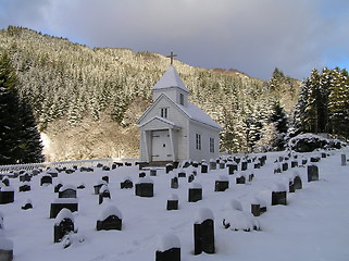 Image showing Chapel  graveyard 23.01.2005