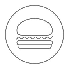 Image showing Hamburger line icon.