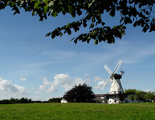 Image showing white windmill