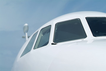Image showing Front of business-jet