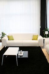 Image showing White sofa