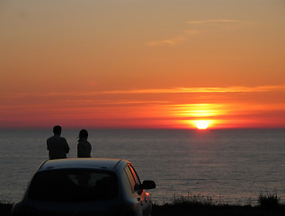 Image showing date on a sunset