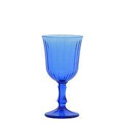 Image showing Blue wineglass