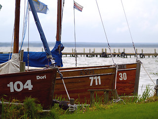 Image showing sailing boats