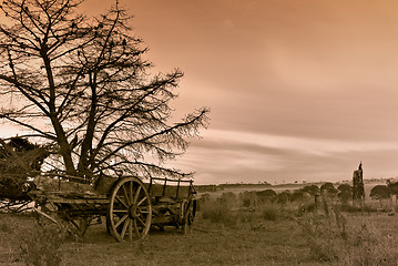 Image showing old cart