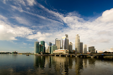 Image showing Singapore skyline

