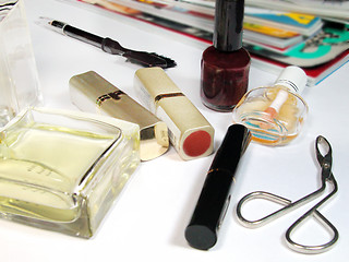 Image showing Cosmetic still life