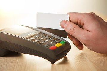 Image showing Credit card payment, buy and sell products or service