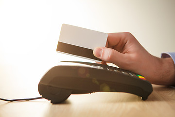 Image showing Credit card payment, buy and sell products or service