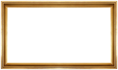 Image showing Golden Frame Cutout