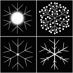 Image showing Snowflakes