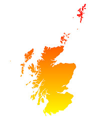 Image showing Map of Scotland