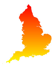 Image showing Map of England