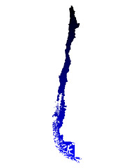 Image showing Map of Chile