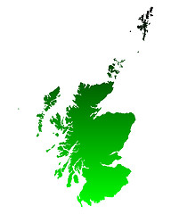 Image showing Map of Scotland