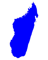 Image showing Map of Madagascar