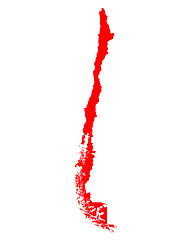 Image showing Map of Chile