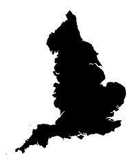 Image showing Map of England