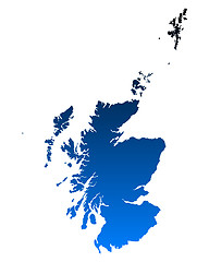 Image showing Map of Scotland