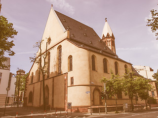 Image showing St Leonard Church Frankfurt vintage