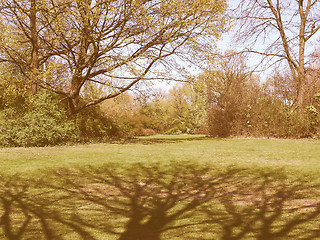 Image showing Tiergarten park, Berlin vintage