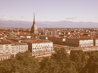 Image showing Turin view vintage