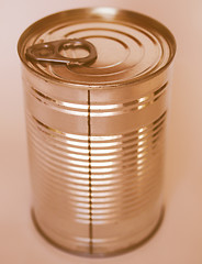 Image showing  Tin can vintage