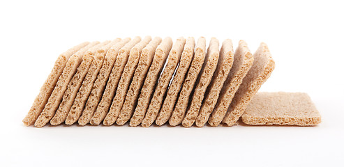 Image showing Crackers (breakfast) isolated