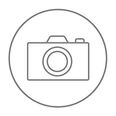 Image showing Camera line icon.