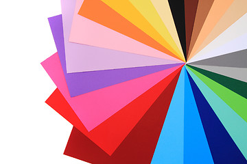 Image showing color papers background