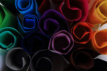 Image showing color papers background