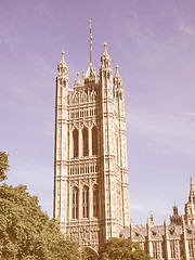 Image showing Houses of Parliament vintage