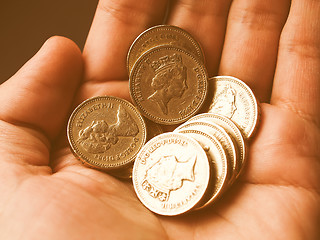 Image showing  Pounds vintage