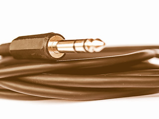 Image showing  Stereo jack vintage