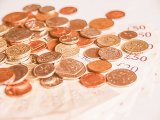 Image showing  British Pound vintage